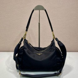Top Replica Prada Explore Large Re-Nylon Shoulder Bag 1BC264 Black