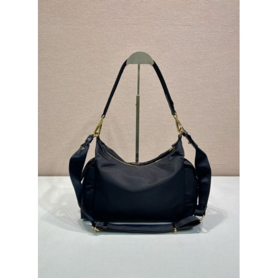 Super Clone Replica Prada Explore Large Re-Nylon Shoulder Bag 1BC264 Black Top Replica Prada Explore Large Re-Nylon Shoulder Bag 1BC264 Black