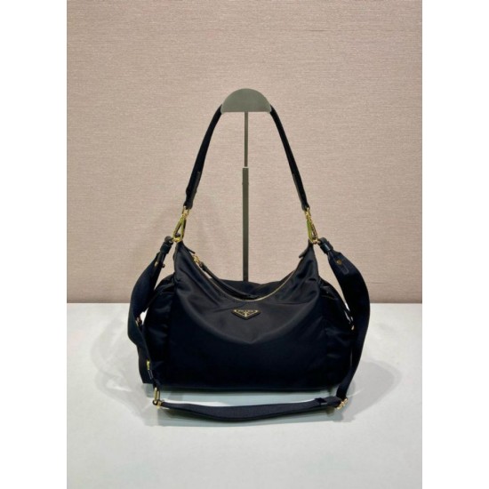 Super Clone Replica Prada Explore Large Re-Nylon Shoulder Bag 1BC264 Black Top Replica Prada Explore Large Re-Nylon Shoulder Bag 1BC264 Black