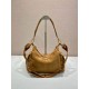 Top Replica Prada Explore Large Suede Crossbody Bag 1BC264 Brown