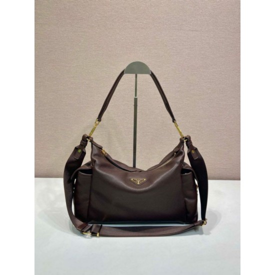 Super Clone Replica Prada Explore Large Nappa Crossbody Bag 1BC264 Coffee Top Replica Prada Explore Large Nappa Crossbody Bag 1BC264 Coffee