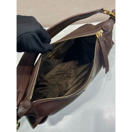 Super Clone Replica Prada Explore Large Nappa Crossbody Bag 1BC264 Coffee Top Replica Prada Explore Large Nappa Crossbody Bag 1BC264 Coffee