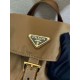 Top Replica Prada Medium Re-Nylon Backpack with Belt Bag 1BZ811 Brown