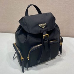 Top Replica Prada Medium Re-Nylon Backpack with Belt Bag 1BZ811 Black