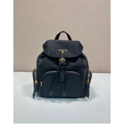 Top Replica Prada Medium Re-Nylon Backpack with Belt Bag 1BZ811 Black