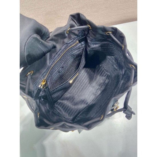 Top Replica Prada Medium Re-Nylon Backpack with Belt Bag 1BZ811 Black