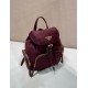 Top Replica Prada Medium Re-Nylon Backpack with Belt Bag 1BZ811 Burgundy