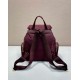 Top Replica Prada Medium Re-Nylon Backpack with Belt Bag 1BZ811 Burgundy