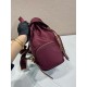 Top Replica Prada Medium Re-Nylon Backpack with Belt Bag 1BZ811 Burgundy