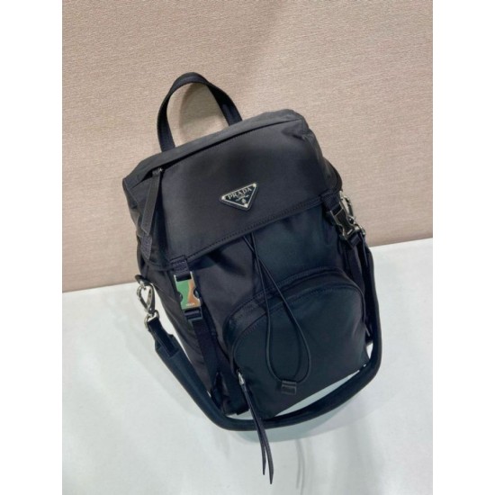 Super Clone Replica Prada Re-Nylon Backpack 1BZ039 Black Top Replica Prada Re-Nylon Backpack 1BZ039 Black