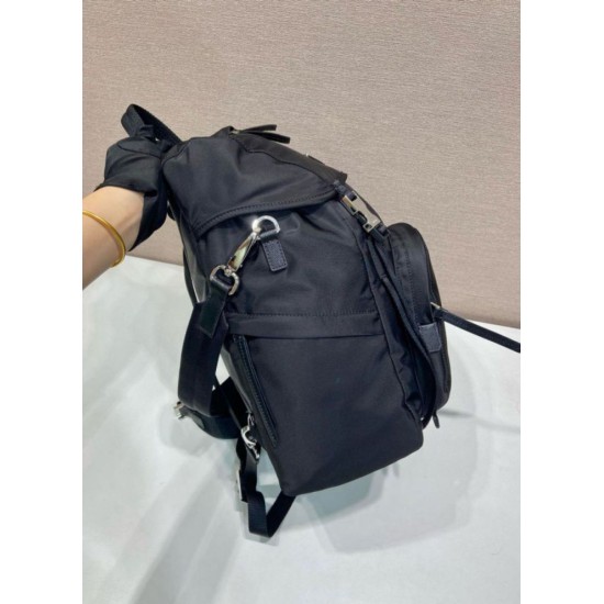 Super Clone Replica Prada Re-Nylon Backpack 1BZ039 Black Top Replica Prada Re-Nylon Backpack 1BZ039 Black
