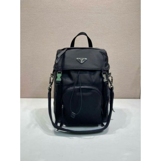 Super Clone Replica Prada Re-Nylon Backpack 1BZ039 Black Top Replica Prada Re-Nylon Backpack 1BZ039 Black