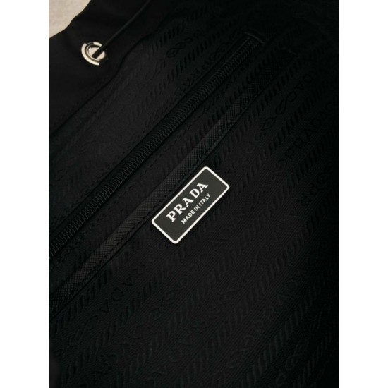 Super Clone Replica Prada Re-Nylon Backpack 1BZ039 Black Top Replica Prada Re-Nylon Backpack 1BZ039 Black