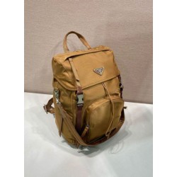 Top Replica Prada Re-Nylon Backpack 1BZ039 Brown