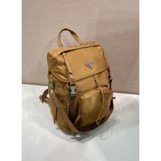 Top Replica Prada Re-Nylon Backpack 1BZ039 Brown
