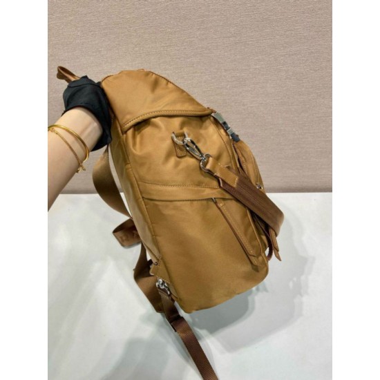 Top Replica Prada Re-Nylon Backpack 1BZ039 Brown