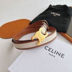 Super Clone Replica Celine Triomphe Medium Belt 25mm Brown Top Replica Celine Triomphe Medium Belt 25mm Brown