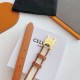 Top Replica Celine Triomphe Medium Belt 25mm Brown