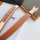 Top Replica Celine Triomphe Medium Belt 25mm Brown