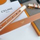 Top Replica Celine Triomphe Medium Belt 25mm Brown