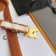Top Replica Celine Triomphe Medium Belt 25mm Brown