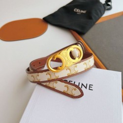 Super Clone Replica Celine Triomphe Medium Belt 25mm with Gold-Finish Buckle Top Replica Celine Triomphe Medium Belt 25mm with Gold-Finish Buckle