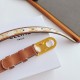 Top Replica Celine Triomphe Medium Belt 25mm with Gold-Finish Buckle