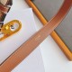 Top Replica Celine Triomphe Medium Belt 25mm with Gold-Finish Buckle