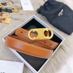 Super Clone Replica Celine Triomphe Medium Belt 25mm Brown with Taurean Leather Top Replica Celine Triomphe Medium Belt 25mm Brown with Taurean Leather