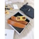 Top Replica Celine Triomphe Medium Belt 25mm Brown with Taurean Leather