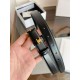 Top Replica Celine Vivienne Medium Belt 25mm in Natural Calfskin Black