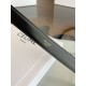 Top Replica Celine Vivienne Medium Belt 25mm in Natural Calfskin Black