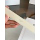 Top Replica Celine Vivienne Medium 25mm Belt in White Natural Calfskin