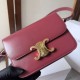 Top Replica Celine Teen Triomphe Bag in Red Calfskin