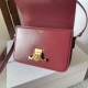 Top Replica Celine Teen Triomphe Bag in Red Calfskin