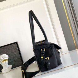 Top Replica Prada Explore Medium Nappa Tote Bag 1BG596 Black