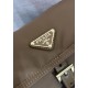 Super Clone Replica Prada Explore Large Nappa Flap Shoulder Bag 1BD391 Brown Top Replica Prada Explore Large Nappa Flap Shoulder Bag 1BD391 Brown