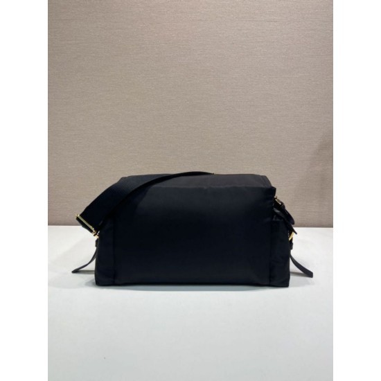 Super Clone Replica Prada Explore Large Nappa Flap Shoulder Bag 1BD391 Black Top Replica Prada Explore Large Nappa Flap Shoulder Bag 1BD391 Black