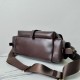 Top Replica Prada Explore medium shoulder bag with flap 1BD394 burgundy