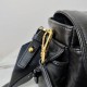 Top Replica Prada Explore medium shoulder bag with flap 1BD394 black