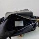 Top Replica Prada Explore medium shoulder bag with flap 1BD394 black
