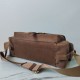 Top Replica Prada Explore medium crossbody bag with suede flap brown