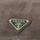 Top Replica Prada Explore medium crossbody bag with suede flap brown