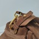 Top Replica Prada Explore medium crossbody bag with suede flap brown