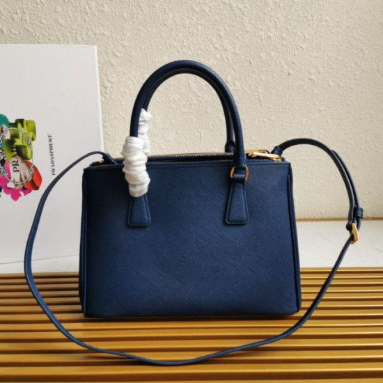 Super Clone Replica Prada Galleria Saffiano handbag small/medium/large blue Top Replica Prada Galleria Saffiano handbag small/medium/large blue