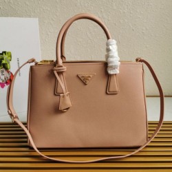 Top Replica Prada Galleria Saffiano handbag small/medium/large light pink