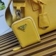 Super Clone Replica Prada Galleria Saffiano handbag small/medium/large yellow Top Replica Prada Galleria Saffiano handbag small/medium/large yellow