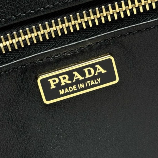 Super Clone Replica Prada Galleria Saffiano medium tote bag 1BA457 black Top Replica Prada Galleria Saffiano medium tote bag 1BA457 black