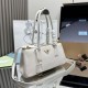 Super Clone Replica Prada Galleria Saffiano medium tote bag 1BA457 White Top Replica Prada Galleria Saffiano medium tote bag 1BA457 White