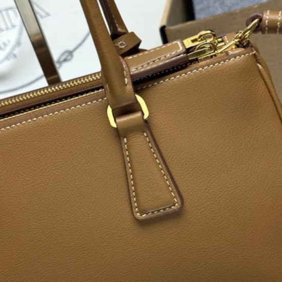 Super Clone Replica Prada Galleria Saffiano medium tote bag 1BA457 brown Top Replica Prada Galleria Saffiano medium tote bag 1BA457 brown